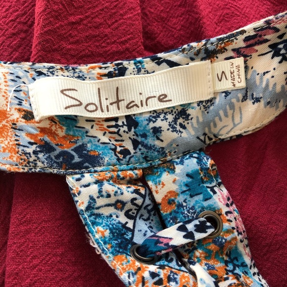 Solitaire Tribal Print Racerback Maxi Dress. - Picture 7 of 7